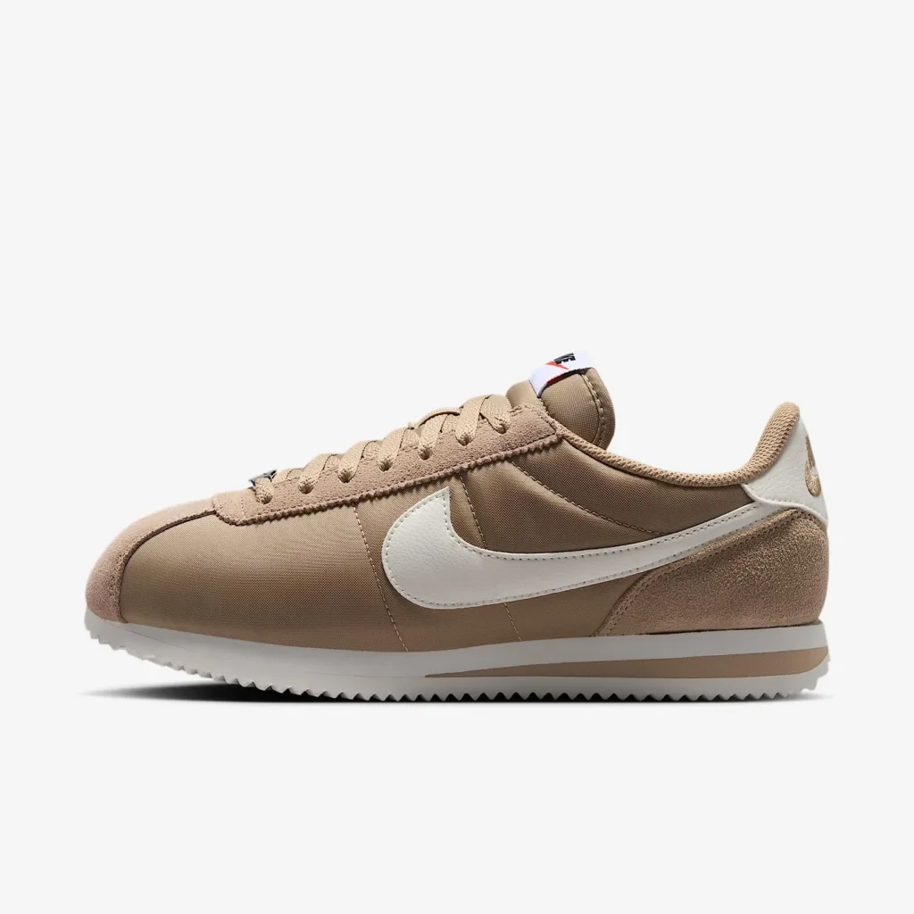 Nike Cortez - British Khaki/Nero/Safety Orange/Sail